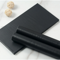 Black Thicken Contact Paper Wood Peel and Stick Wall Sticker
